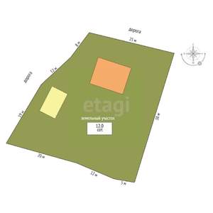 Дом 130м², 2-этажный, участок 12 сот.