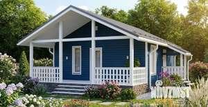 Дом 70м², 1-этажный, участок 7 сот.