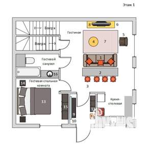 Таунхаус 151м², 3-этажный, участок 2 сот.