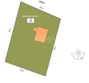 Дом 149м², 2-этажный, участок 7 сот.