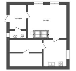 Дом 58м², 2-этажный, участок 10 сот.