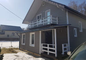 Дом 131м², 2-этажный, участок 9 сот.