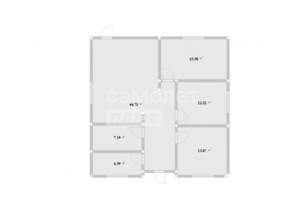 Дом 120м², 1-этажный, участок 6 сот.