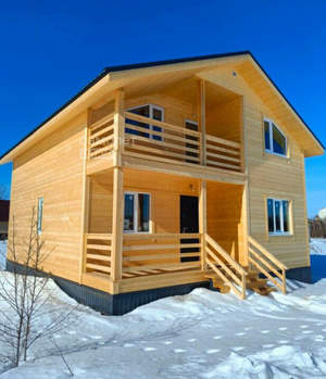 Дом 110м², 2-этажный, участок 7 сот.