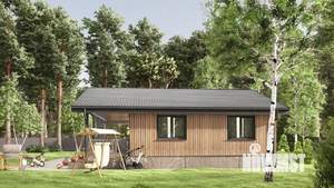 Дом 100м², 1-этажный, участок 6 сот.