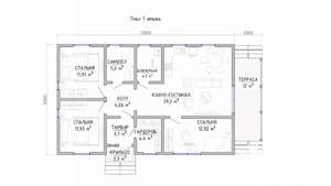 Дом 106м², 2-этажный, участок 11 сот.