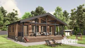 Дом 100м², 1-этажный, участок 6 сот.