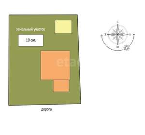 Дом 198м², 2-этажный, участок 10 сот.