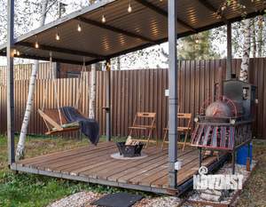 Дом 45м&sup2;, 1-этажный, посуточно, 