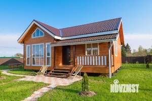 Дом 100м&sup2;, 1-этажный, на длительный срок, 