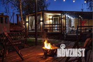 Дом 45м&sup2;, 1-этажный, посуточно, 