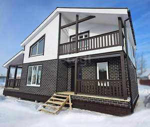 Дом 160м&sup2;, 2-этажный, участок 9 сот.  