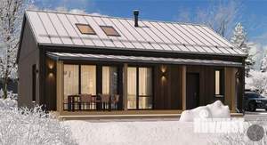 Дом 110м&sup2;, 1-этажный, участок 8 сот.  