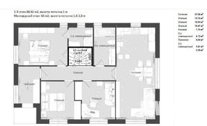 Дом 150м², 2-этажный, участок 7 сот.  