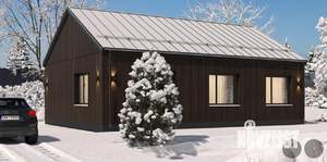 Дом 110м&sup2;, 1-этажный, участок 8 сот.  