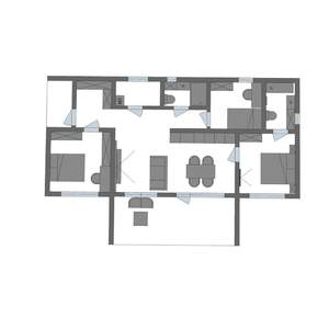 Дом 110м&sup2;, 1-этажный, участок 7 сот.  