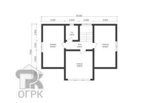 Дом 135м&sup2;, 2-этажный, участок 8 сот.  