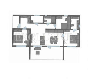 Дом 130м&sup2;, 1-этажный, участок 8 сот.  