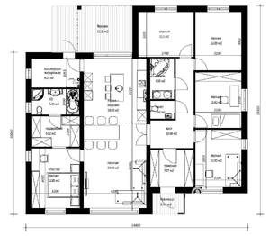 Дом 150м², 1-этажный, участок 12 сот.  