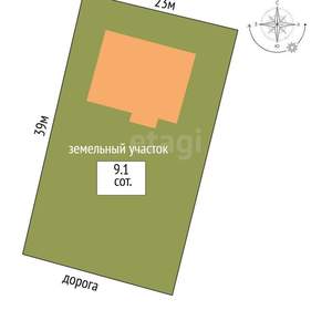 Дом 243м², 2-этажный, участок 9 сот.  