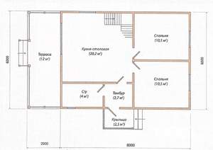 Дом 90м&sup2;, 2-этажный, участок 15 сот.  