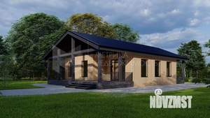 Дом 160м&sup2;, 1-этажный, участок 12 сот.  