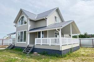 Дом 145м&sup2;, 2-этажный, участок 10 сот.  