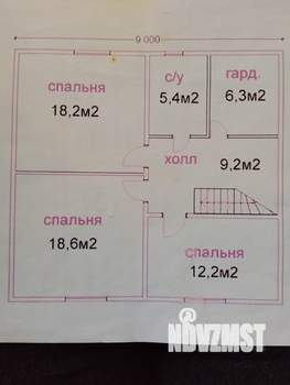 Дом 152м&sup2;, 2-этажный, участок 7 сот.  