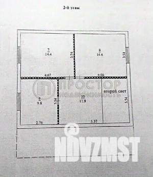 Дом 123м&sup2;, 2-этажный, участок 6 сот.  