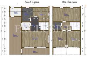 Дом 125м&sup2;, 2-этажный, участок 7 сот.  