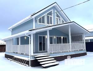 Дом 166м&sup2;, 2-этажный, участок 7 сот.  