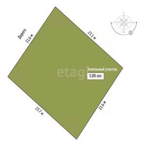 Дом 150м&sup2;, 2-этажный, участок 5 сот.  