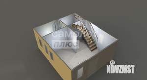 Дом 100м&sup2;, 1-этажный, участок 14 сот.  