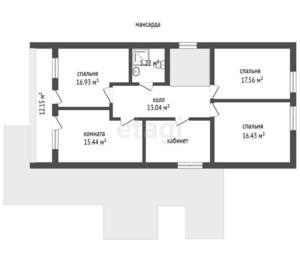 Дом 220м², 2-этажный, участок 10 сот.  