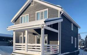 Дом 155м&sup2;, 2-этажный, участок 9 сот.  