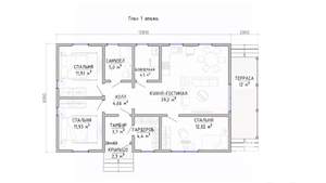 Дом 105м&sup2;, 2-этажный, участок 11 сот.  