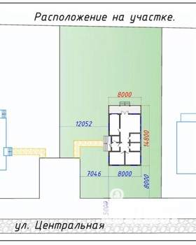 Дом 102м&sup2;, 2-этажный, участок 10 сот.  