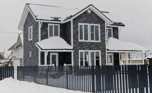 Дом 135м&sup2;, 2-этажный, участок 9 сот.  