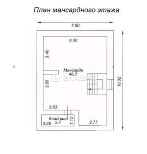 Дом 161м&sup2;, 3-этажный, участок 9 сот.  