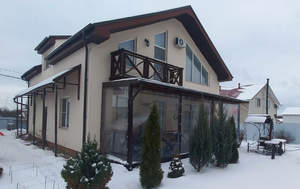 Дом 200м&sup2;, 2-этажный, участок 9 сот.  