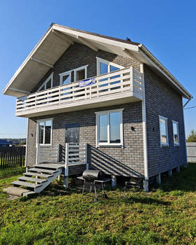 Дом 123м&sup2;, 2-этажный, участок 7 сот.  