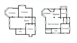 Дом 280м², 2-этажный, участок 15 сот.  