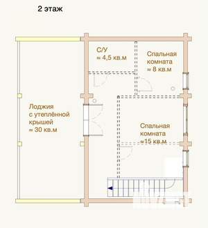 Дом 121м², 2-этажный, участок 14 сот.  