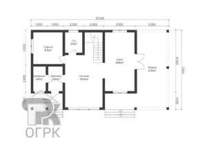 Дом 145м&sup2;, 2-этажный, участок 9 сот.  