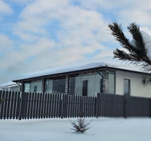 Дом 175м&sup2;, 1-этажный, участок 9 сот.  