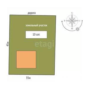 Дом 240м², 2-этажный, участок 10 сот.  