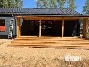 Дом 110м&sup2;, 1-этажный, участок 8 сот.  