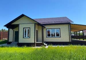 Дом 135м&sup2;, 1-этажный, участок 11 сот.  