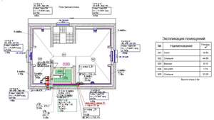 Коттедж 674м&sup2;, 4-этажный, участок 20 сот.  