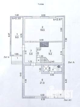 Дом 158м², 2-этажный, участок 13 сот.  